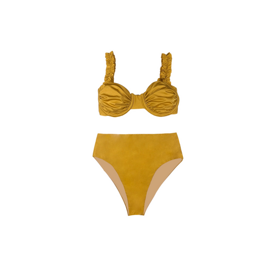 Clavel Haigh Waist Full Coverage Bikini
